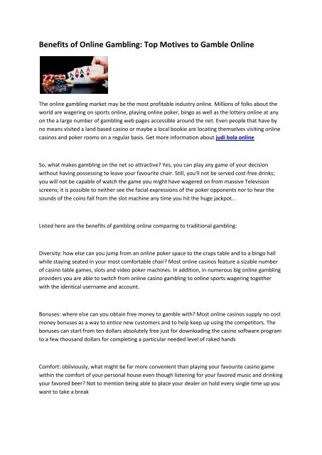 Gambling SboBet