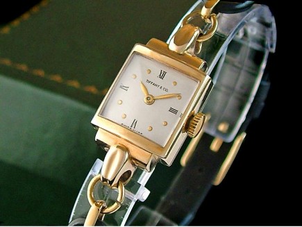 Tiffany & Co./Omega Solid 9ct Gold Ladies’ Watch  – c1949