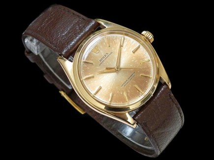 Rolex Oyster Perpetual solid 9k gold watch – c1961