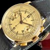 Marvin solid 14ct gold chronograph watch – c1930s