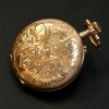 Swiss solid 18ct gold pocket watch – c1890s