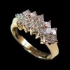 1ct diamond & solid 14ct gold ring