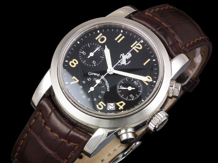 Girard Perregaux Ferrari chronograph gents steel watch
