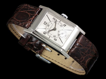 Rolex Art Deco steel gents vintage watch – c1940