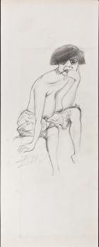 Otto Dix – original pencil drawing – authentic – c1921