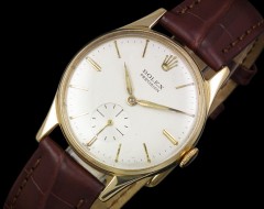Rolex Precision 9ct gold gents vintage watch – c1960