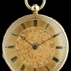 Victorian 18ct gold & enamel ladies pocket watch – c1860s