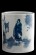 Chinese blue & white china brush pot - 20th Century
