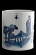 Chinese blue & white china brush pot - 20th Century