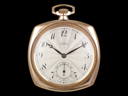 Rolex Oyster 9ct gold pocket watch – c1930s