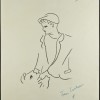 Jean Cocteau – original signed drawing – listed French artist