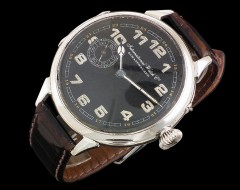 IWC silver antique watch – huge case – c1912