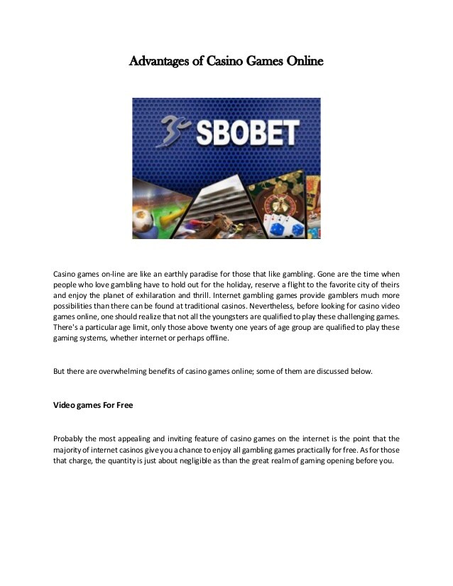 Gambling SboBet